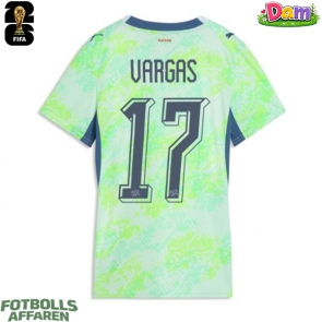 Schweiz Ruben Vargas #17 Bortatröja Kvinnor VM 2026 Kortärmad